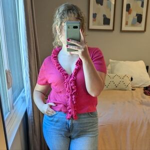 JCrew Silk/ Cashmere Top